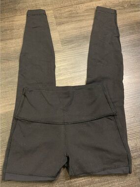 Black High-Rise Women’s Lululemon Mesh Leggings